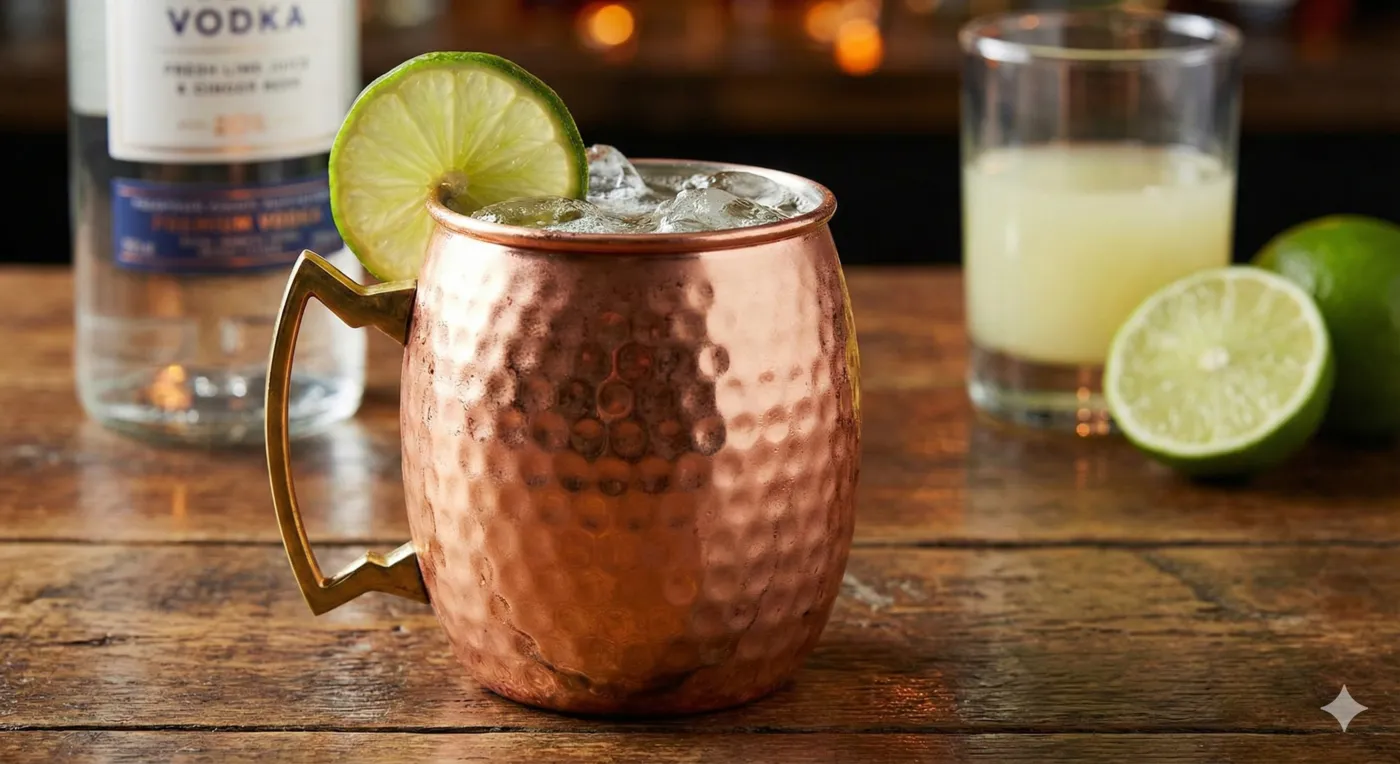 The Gilded Mule cocktail